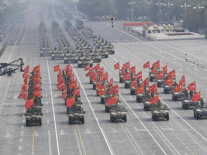 Machtdemonstration in Peking: Militärparade zum 70. Jahrestag der Gründung der Volksrepublik China.