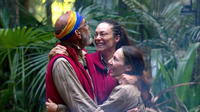 Die Finalisten des Dschungelcamps 2025: Pierre Sanoussi-Bliss, Lilly Becker und Alessia Herren
