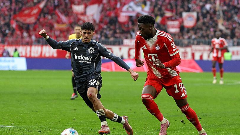 Verletzte sich gegen Eintracht Frankfurt: Alphonso Davies.
