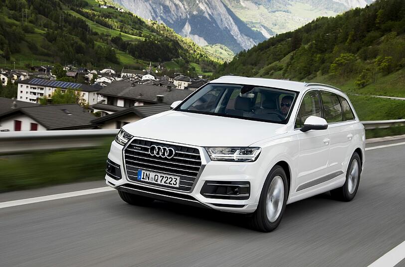 Platz 1: Der Audi Q7. Kinder, Hund und High-Tech &ndash; der Q7 ist praktisch und elegant zugleich. So wird der SUV zum beliebtesten Auto der Deutschen. Foto: Marcus Werner
