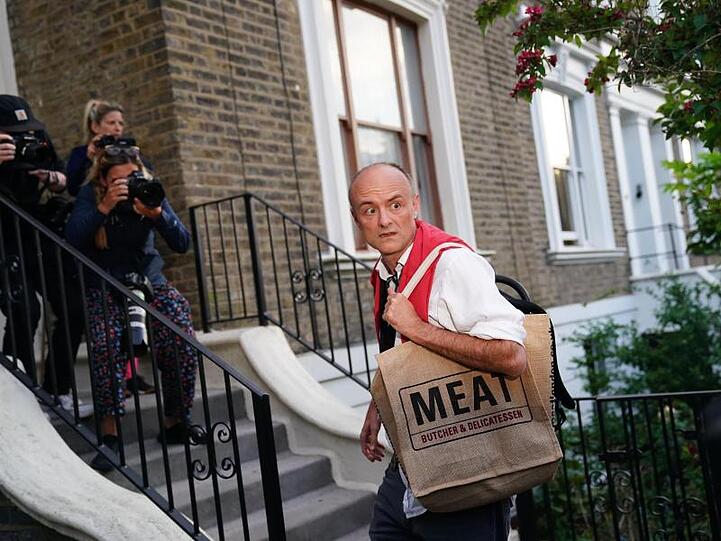 Steht in Großbritannien heftig in der Kritik: Dominic Cummings.