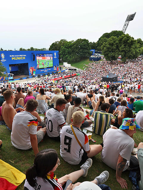 Wie während der Europameisterschaft 2024 soll es auch zum Champions-League-Finale ein Public Viewing im Olympiapark geben.