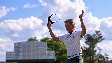 Bernhard Langer trat zum letzten Mal in Augusta an.