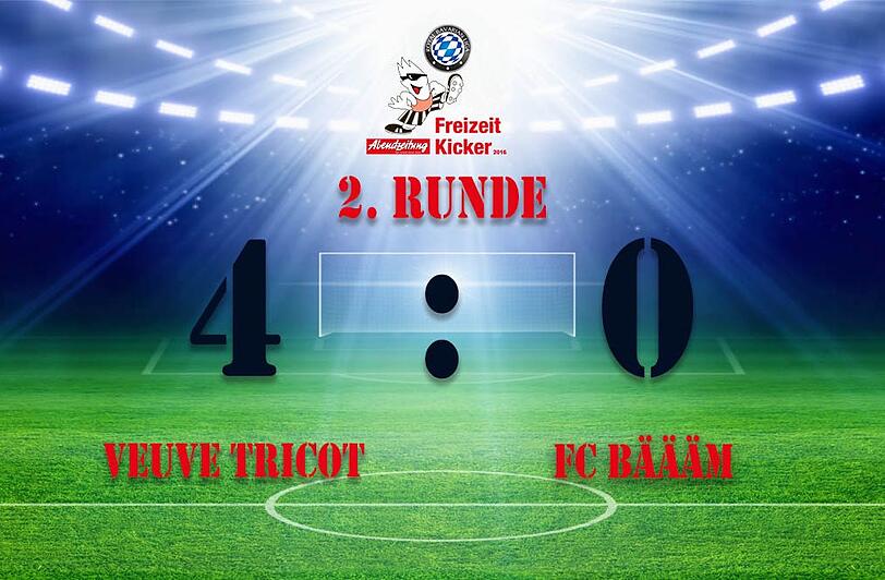 Veuve Tricot gewinnt mit 4:0.