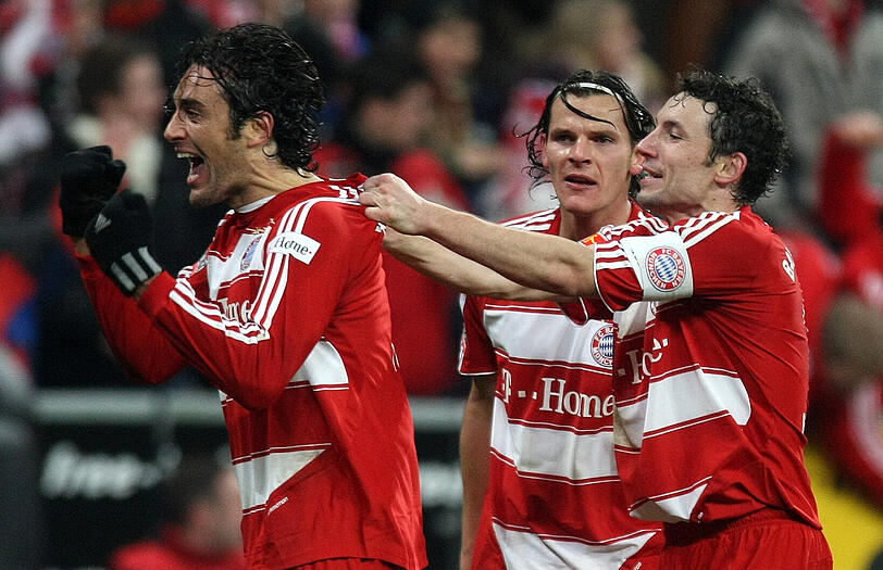 Der berühmte Bayern-Dusel? In der Nachspielzeit traf Luca Toni zum 2:1 Endstand.