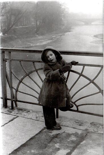 Beim Februarspaziergang auf der Mariannenbrücke.