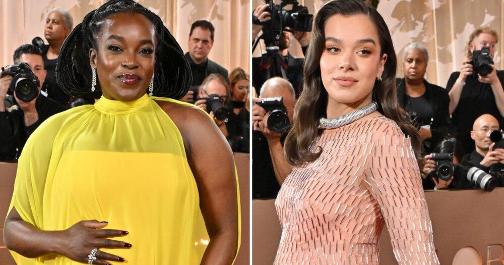 Wunmi-Mosaku-und-Hailee-Steinfeld-Mit-Babyb-uchen-bei-Golden-Globes