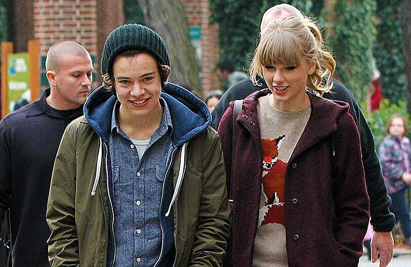 Harry Styles und Taylor Swift bei einem romantischen Spaziergang durch den New Yorker Central Park im Dezember 2012.