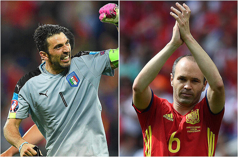 Montag um 18 Uhr in Saint-Denis: Italien gegen Spanien