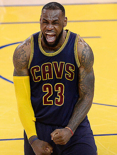 Glanzvolle Karriere: NBA-Star LeBron James in Bildern.