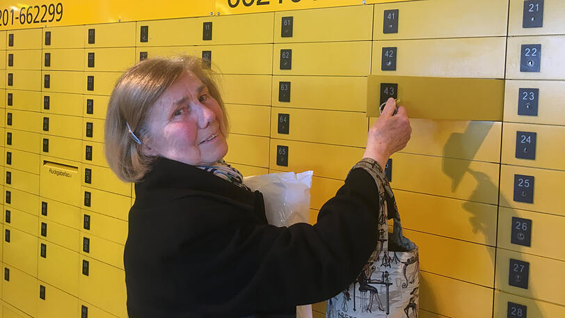 Postfach 43: Hier kam die Karte am Faschingssamstag an.