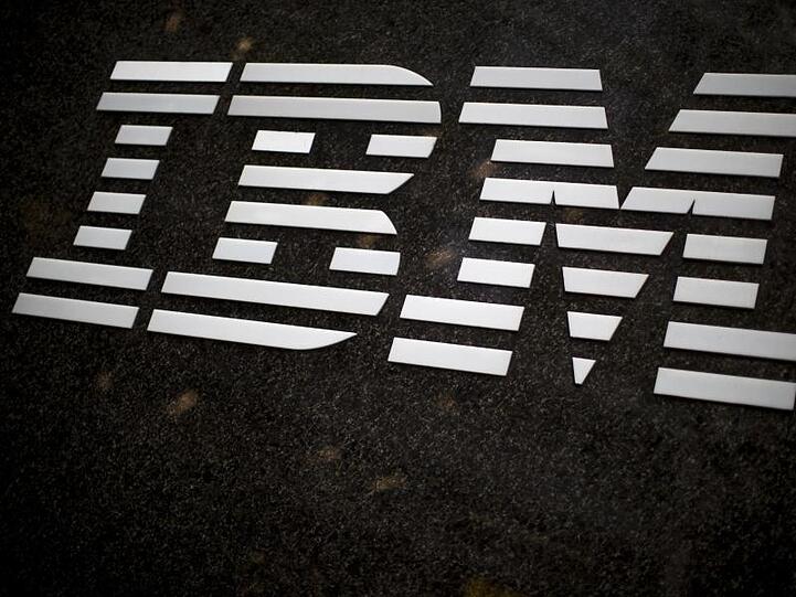 Das IBM-Logo.