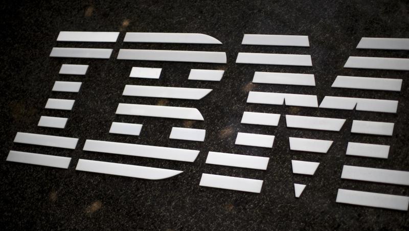 Das IBM-Logo. Das IBM-Logo.