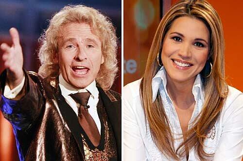 Thomas Gottschalk und Karen Webb: Auch ihre Sendungen könnten vom Arbeitskampof betroffen sein.