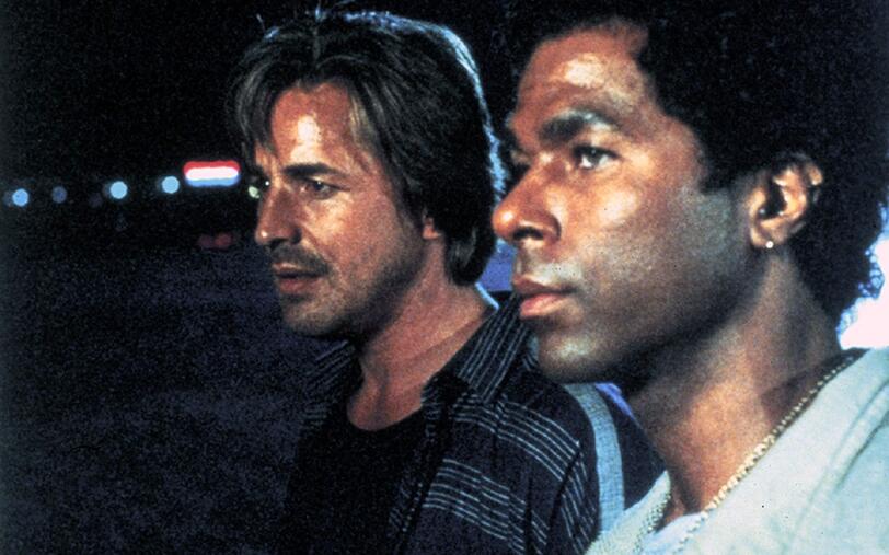 Der aus New York stammende Ricardo "Rico" Tubbs (Philip Michael Thomas, rechts) brachte Coolness und Bodenst&auml;ndigkeit ins "Miami Vice"-Team.
