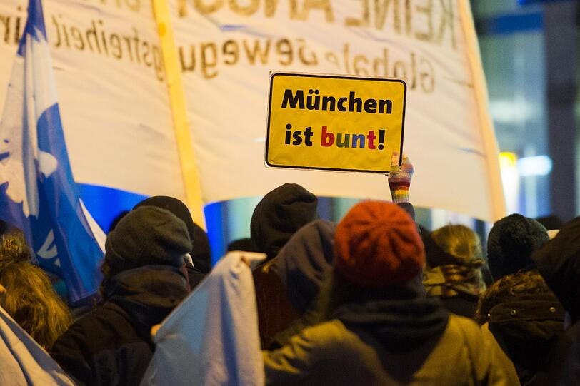 Auch diesen Montag wieder: Protest gegen Pegida.