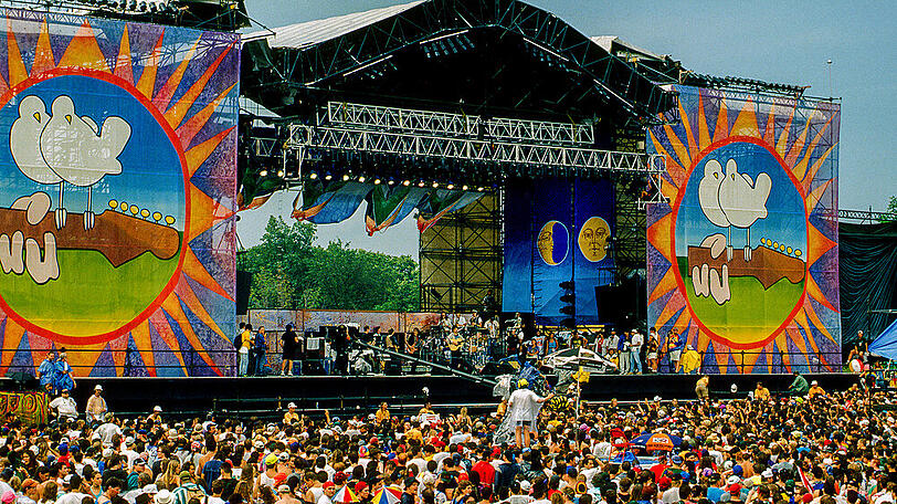 Das 25-jährige "Woodstock"-Jubiläum wurde 1994 in New York gefeiert.