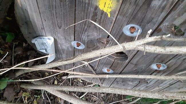 Auf der beinahe abgerollten Trommel befand sich nur noch ein intaktes Stück Kabel.