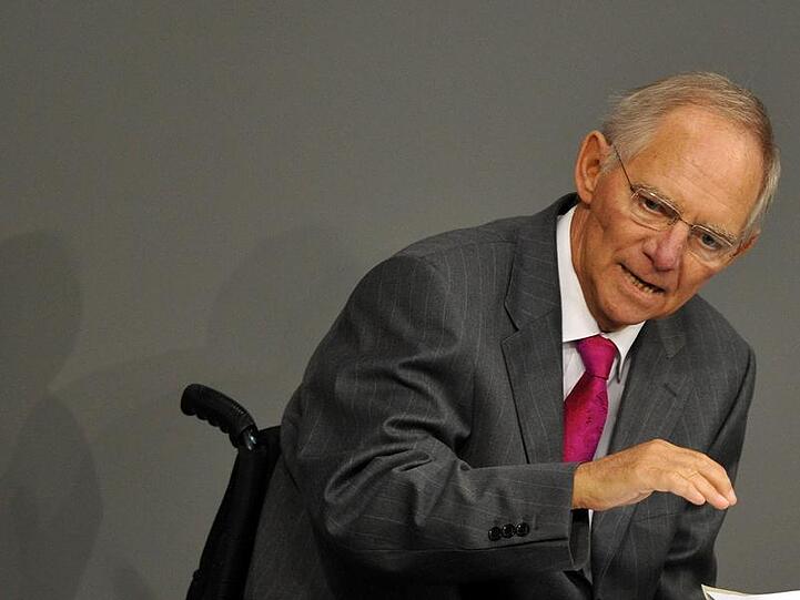 Bundesfinanzminister Wolfgang Schäuble (CDU) muss in die Klinik