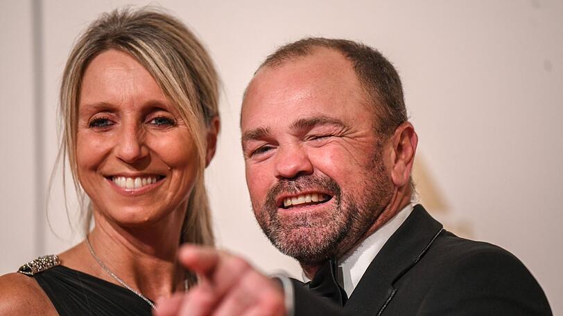 Der ehemalige Boxer Sven Ottke und Freundin Monic Frank.