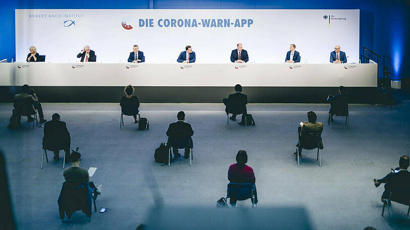 Die Corona-Warn-App wurde jetzt offiziell in einer Pressekonferenz von der Bundesregierung vorgestellt.