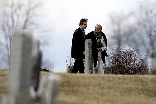In tiefer Trauer: Liam Neeson und seine Schwiegermutter Vanessa Redgrave
