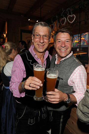 Peter Schäfer und Patrick Lindner (r.)
