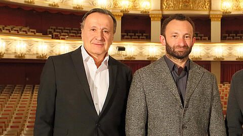 Die Nachfolgersuche beginnt: Nikolaus Bachler (links) und Kirill Petrenko verlassen die Staatsoper 2021.