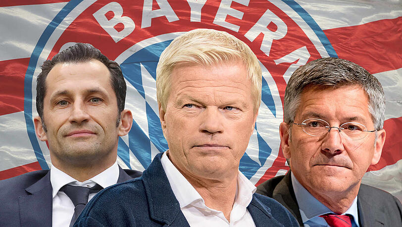 Sie sollen gemeinsam die Hoeneß-Lücke füllen (v.l.): Hasan Salihamidzic, Oliver Kahn und Herbert Hainer. Sie sollen gemeinsam die Hoeneß-Lücke füllen (v.l.): Hasan Salihamidzic, Oliver Kahn und Herbert Hainer.