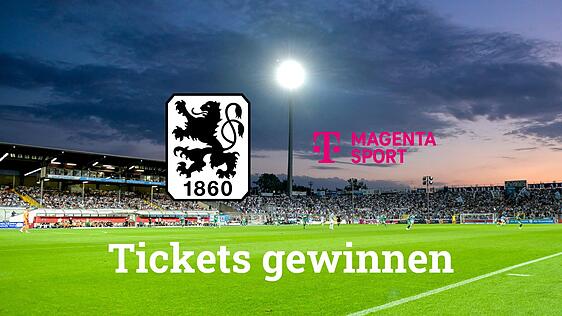 Gewinnen Sie Tickets für ein Heimspiel des TSV 1860 im Grünwalder Stadion.