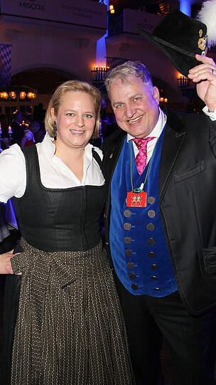 Filser-Präsident: Christian Schottenhamel mit Frau Johanna.