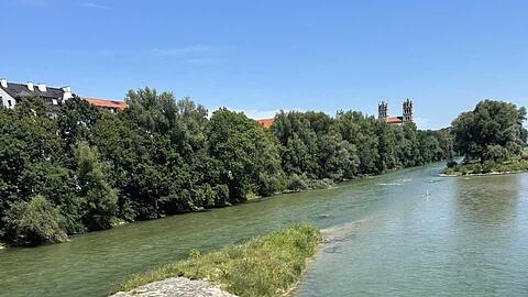 Eine Schau: die Weideninsel in der Isar.