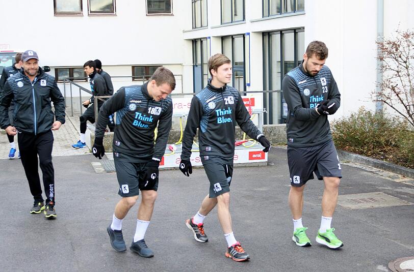 Der Trainingsauftakt der Löwen.