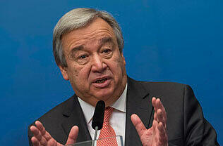 António Guterres: UN-Flüchtlingskommissar über die Flüchtlingsproblematik als globales Sicherheitsproblem. (Archivbild).