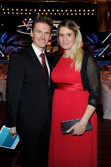 Rennrodlerin Natalie Geisenberger und Freund Markus Scheer.