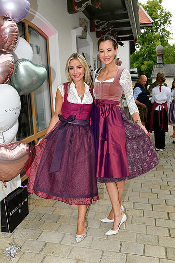 Kinga Mathe mit Star-Gast Alessandra Meyer-Wölden