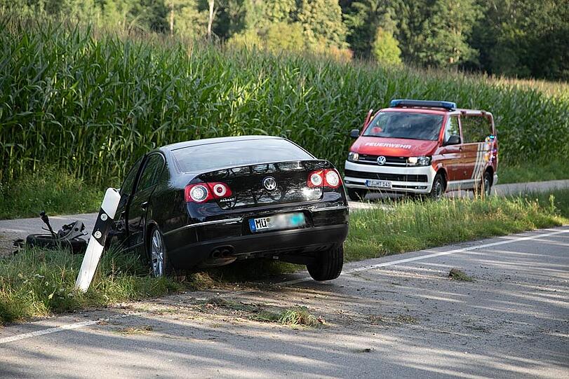 Bei einem schweren Verkehrsunfall auf der B20 Höhe Stockham wurden fünf Personen verletzt.