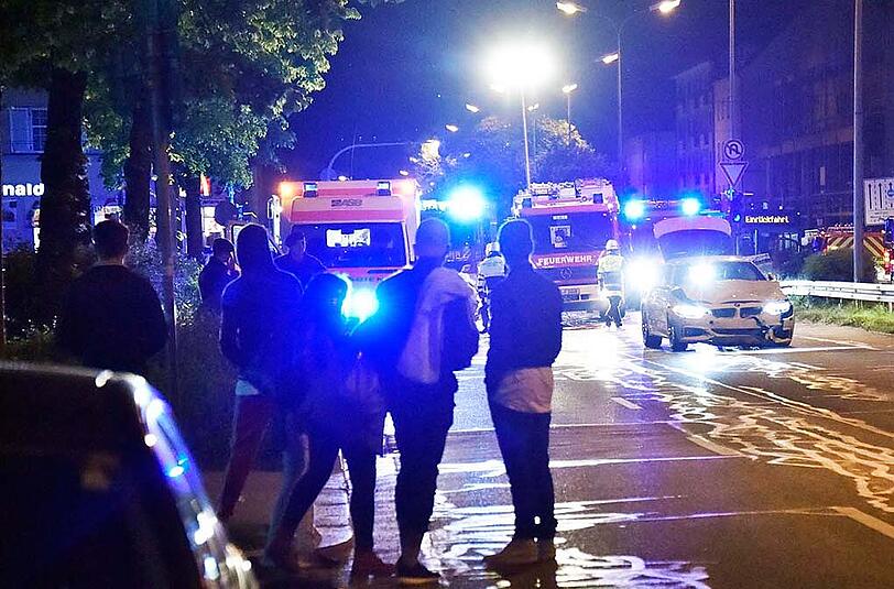 Schwerer Verkehrsunfall am Freitagabend in Laim - die Bilder.