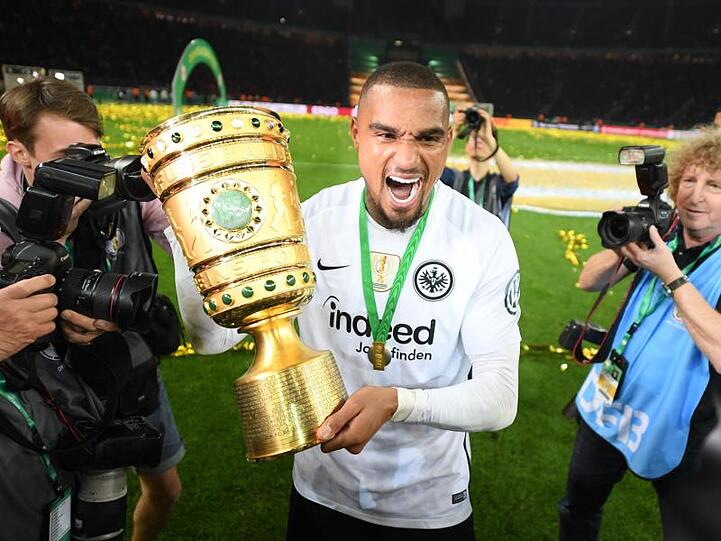 Mann der klaren Worte: Kevin-Prince Boateng, der mit Eintracht Frankfurt den DFB-Pokal gewann.