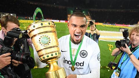 Mann der klaren Worte: Kevin-Prince Boateng, der mit Eintracht Frankfurt den DFB-Pokal gewann.
