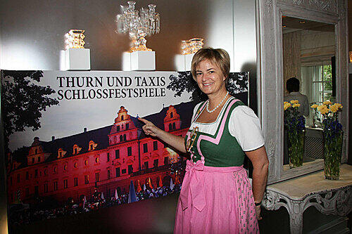Spricht über ihr &bdquo;Lieblings-Event vor der Haustür&ldquo;: Gloria von Thurn und Taxis mit Lady.