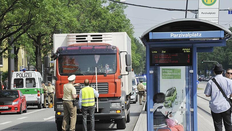 Parzivalplatz: Hier hat sich der tragische Unfall ereignet. Parzivalplatz: Hier hat sich der tragische Unfall ereignet.