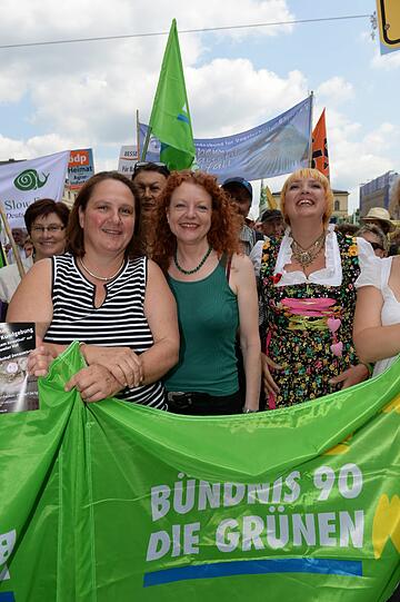 Demonstration am Odeonsplatz gegen Agrarindustrie und Flächenverbrauch. Die Bilder von der Veranstaltung