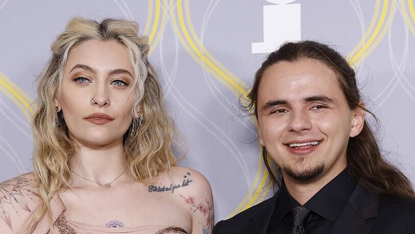 Paris und Prince Jackson bei den Tony Awards.