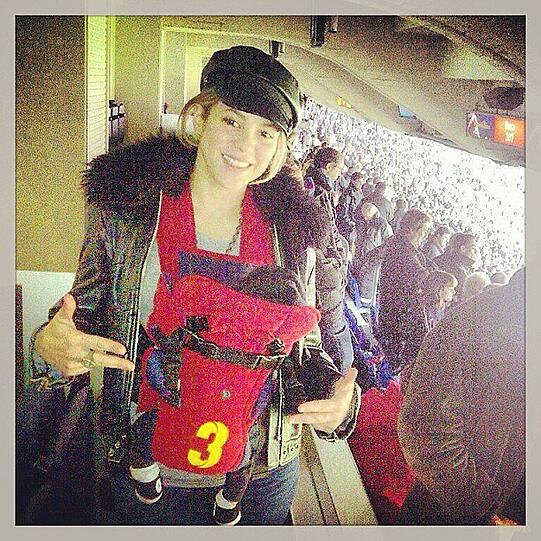 Pop-Sängerin Shakira ist mit Barcelonas Gerard Piqué zusammen. Die beiden haben einen gemeinsamen Sohn.
