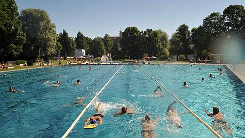 Die Saison 2013 ist vorbei. Baden im Schyrenbad gibt's erst wieder nächstes Jahr.
