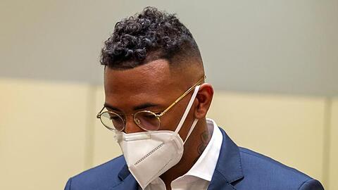 Der Fußball-Profi Jerome Boateng im September 2021 im Amtsgericht München. (Archivbild)