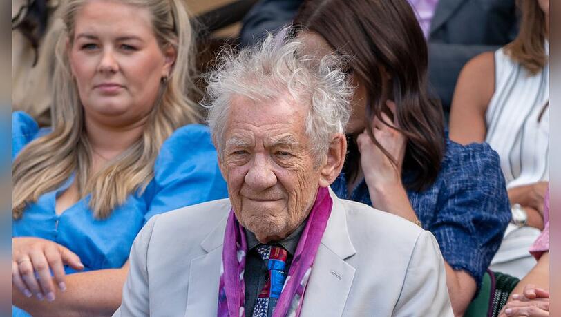 Ian McKellen beim Tennisturnier in Wimbledon im Juli 2025.