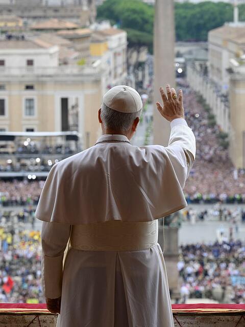 Papst Leo XIV. feiert am Sonntag seine offizielle Amtseinführung. (Archivbild)