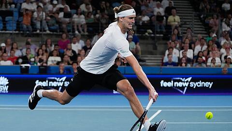 Alexander Zverev schied im vergangenen Jahr in Melbourne bereits in der zweiten Runde aus.